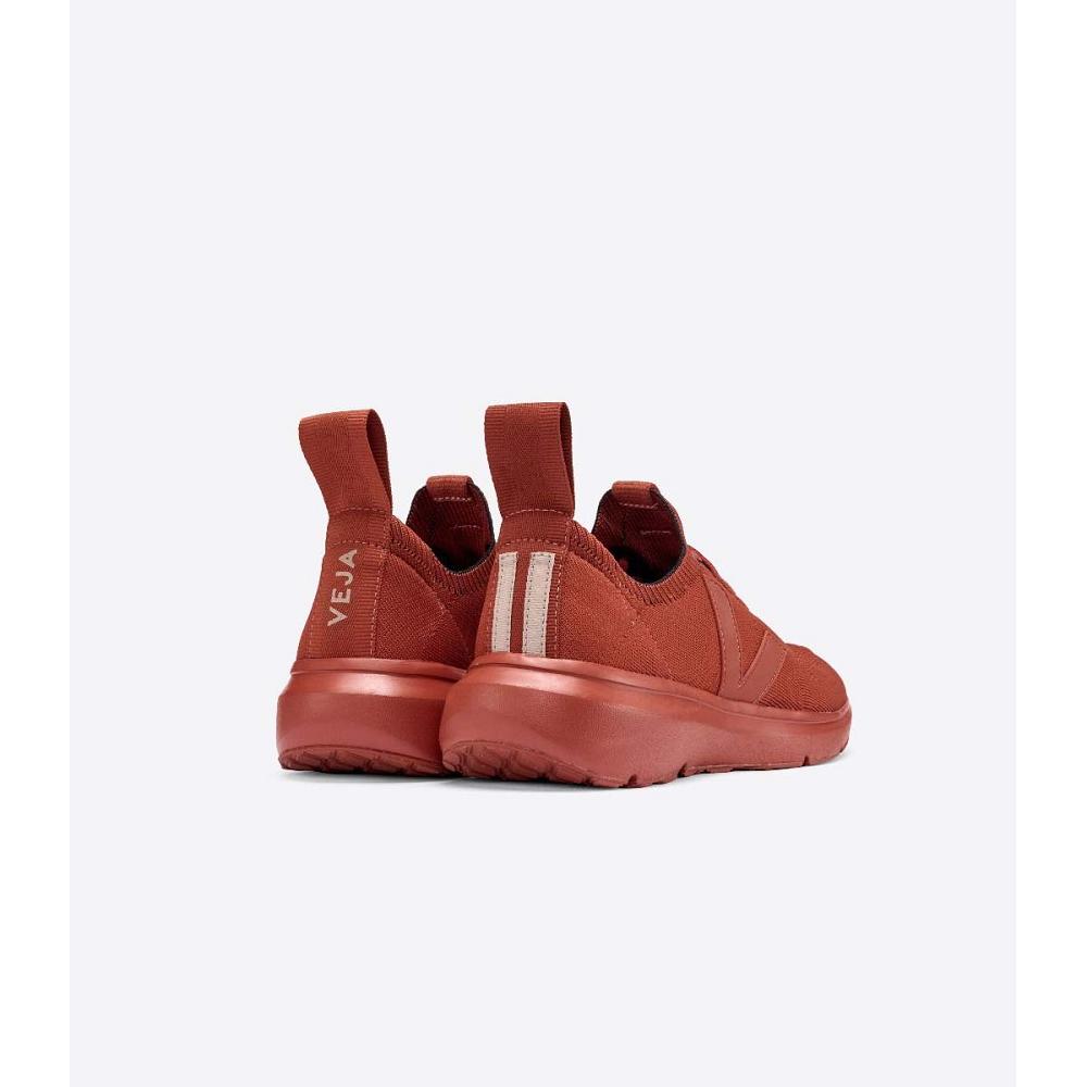 παπουτσια για τρεξιμο ανδρικα Veja V-KNIT VEJA X RICK OWENS FULL RUST κοκκινα | GR 158AHK